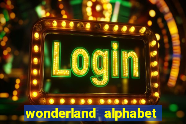 wonderland alphabet comic studio